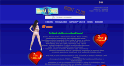 Desktop Screenshot of hankanightclub.cz